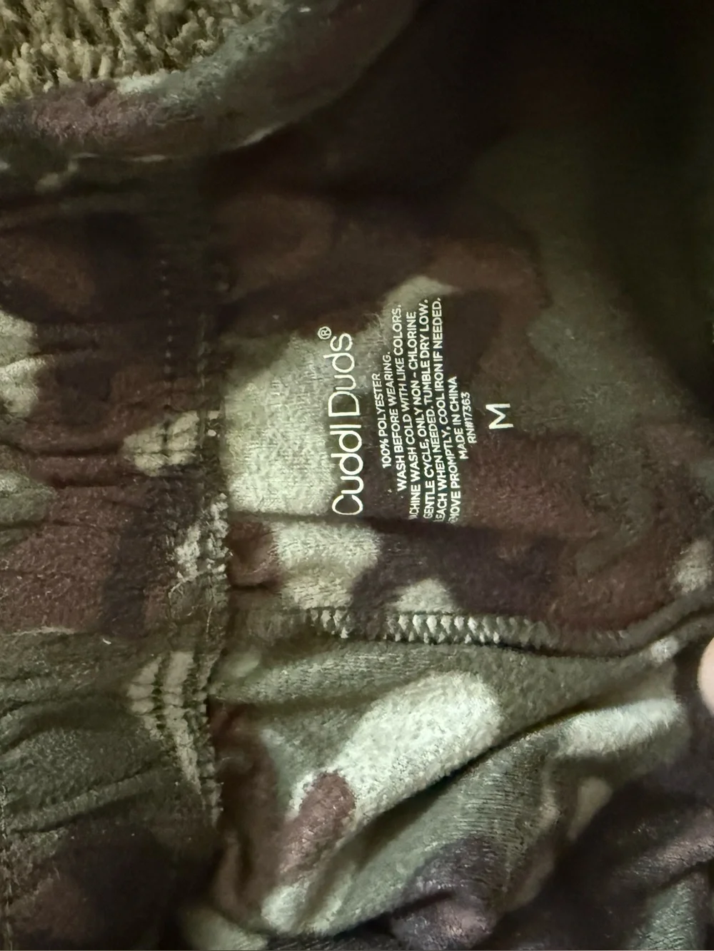 Kids M Camo Pajama Pants